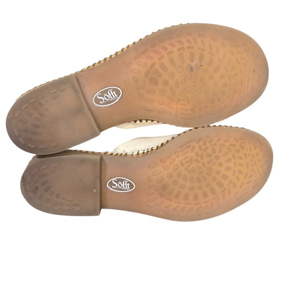 Sofft Nalanie Cream Leather Slip On Mule Sandals Women's Size 7.5 - Picture 7 of 7